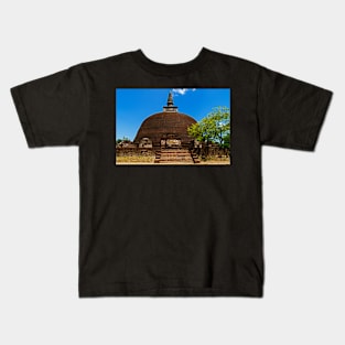 Rankot Vehera, Polonnaruwa. Kids T-Shirt